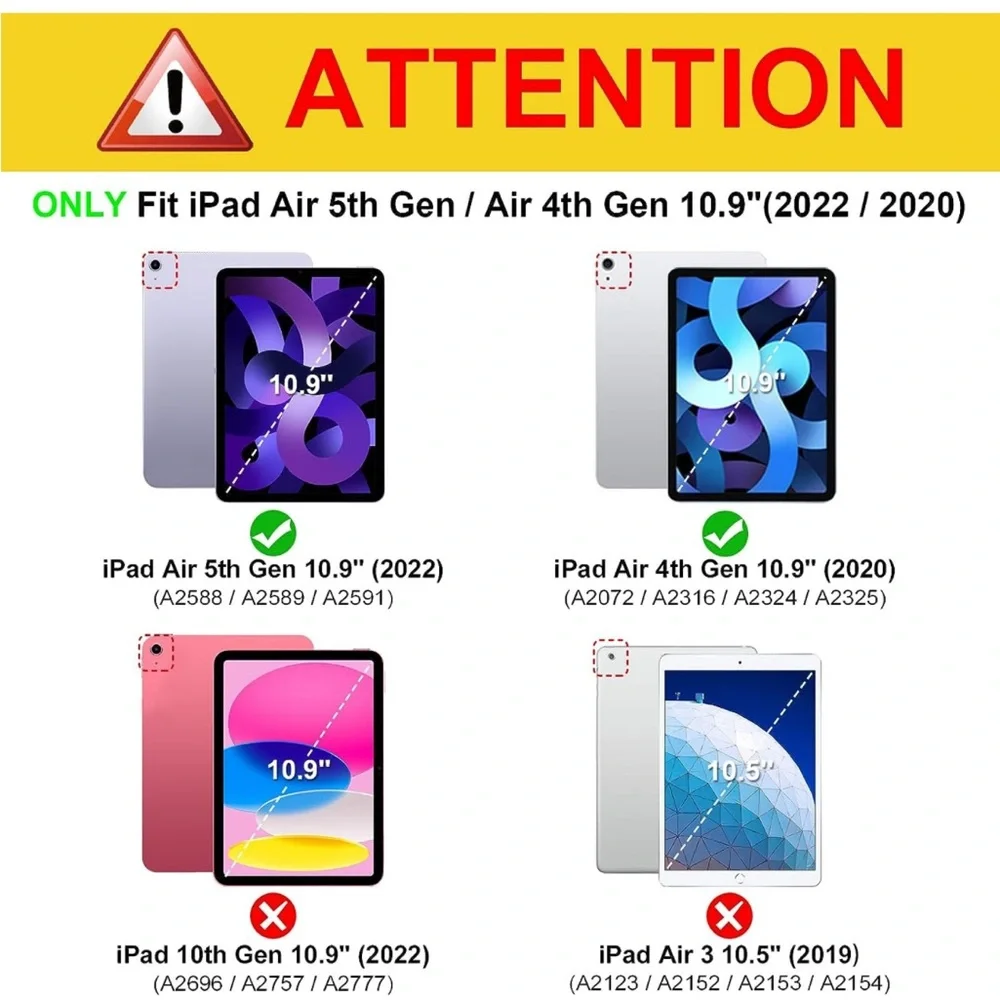 Used iPad 5th Generation Cover 10.9 inches